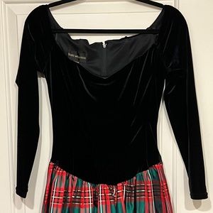 Vintage Scott McClintock Tartan Plaid Dress Sz 8